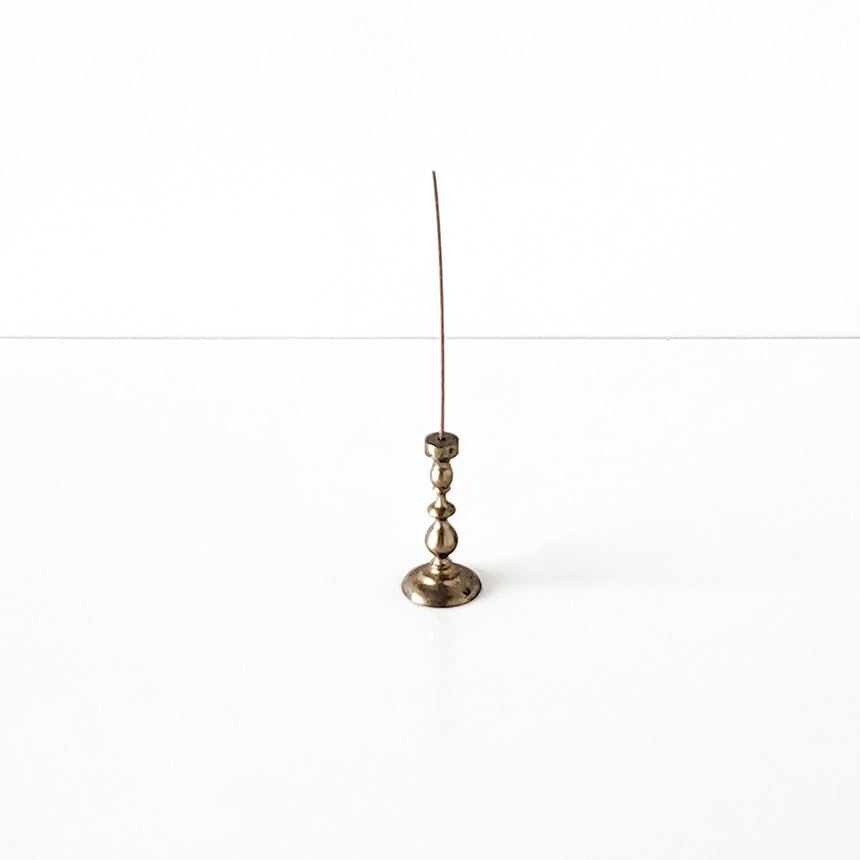 Brass line incense holder