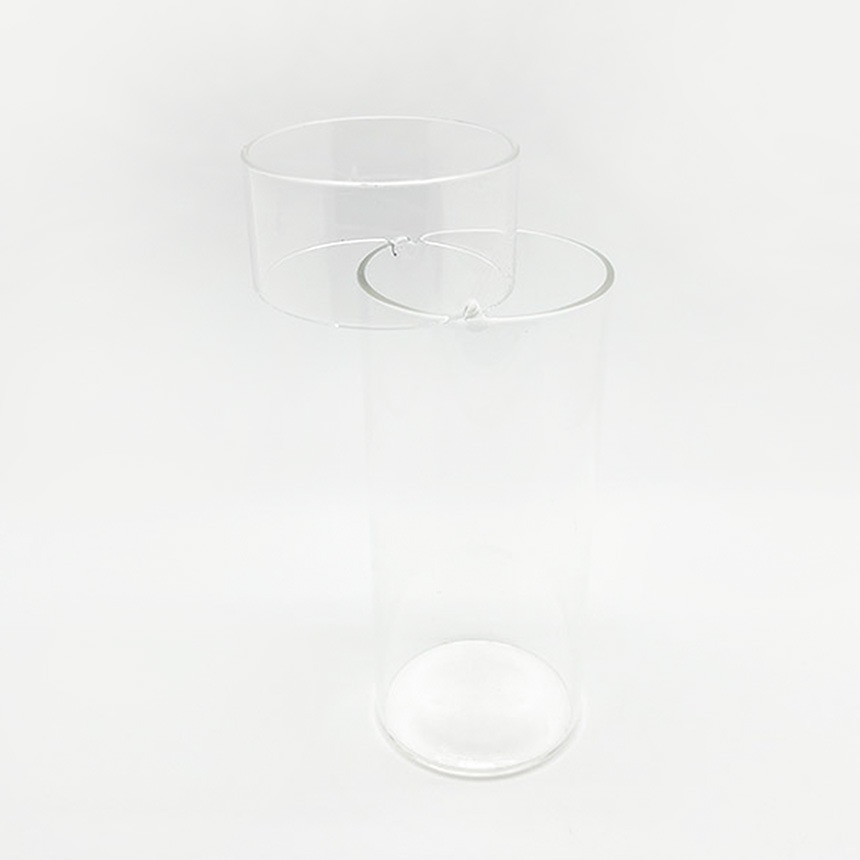 Glass Vase slide _ 유리 화병 글래스 슬라이드 꽃병 디자인 인테리어 소품 오브제 더닷