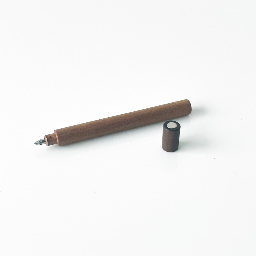 Pen Wood _ 우드 펜 미니 사이즈 수납용 작은 나무 볼펜