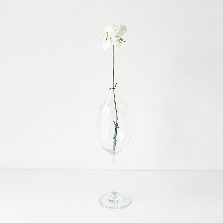 Glass Vase Wine _ 유리 화병 글래스 와인 꽃병 디자인 인테리어 소품 오브제 더닷 THE DOT